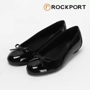 락포트 여성화 레이건 펌프 보우 플랫슈즈 블랙 W발볼 CH4576W