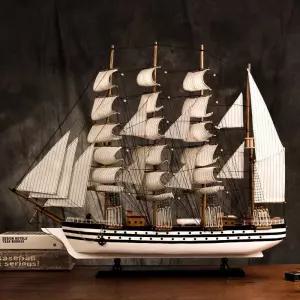 목범선 만들기 집들이선물 나무 모형 인테리어 대형 공예품 배모형 우드 범선 선박