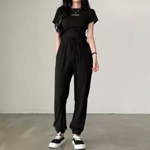 골덴 여성 반팔 조거팬츠 셋업 2컬러 상하의