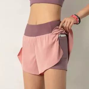 [셀러에이드]여성 투인원 러닝 쇼츠 트레이닝 숏팬츠 반바지 k26 런닝 조깅