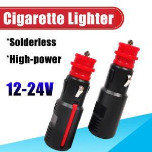자동차 시가 라이터 플러그 12V-24V 8A 유럽형 무점화 수컷 무땜납 고출력 범용 부품