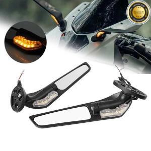 오토바이 스포츠카 혼다 CBR650R F CBR1000RR CBR 250R 300R 용 고정 바람 날개 백미러 수정