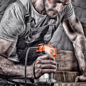 전기 목재 트리머 220V 정밀 엣지 라미네이터 슬롯팅 머신 DIY 공예 목공용 R