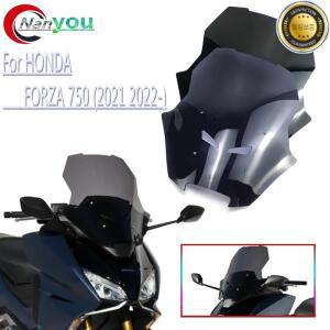 Forza750 2021-2022 오토바이 액세서리 블랙 윈드실드 스포츠 윈드스크린 바이저 혼다 FORZA750 2021 750