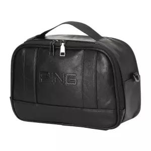 골프파우치 NQC 111E3BG101_BK 남성 아리조나 테잎 장식 파우치