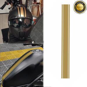 1개 50CM 스트라이프 오토바이 스티커 리핏 모터바이크 연료 탱크 바디 장식 DIY 레이싱 헬멧 방수 비닐 데