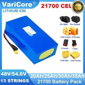 VariCore 48V 20ah 30Ah 21700 13strings 리튬 이온 배터리 54.6v(BMS 보호 기능 포함)