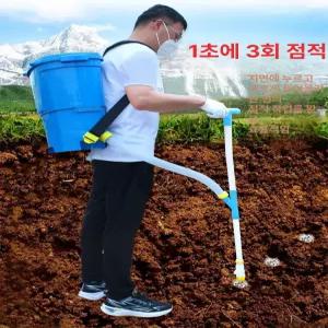 다목적 비료 살포기 배낭 입제 염화칼슘 충전식