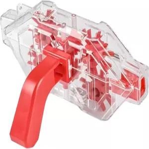 AXIONA Elements 자전거 체인 청소 도구 키트 - 내장 브러시가 있는 투명 청소기 산악 및 도로 자전거용 퀵