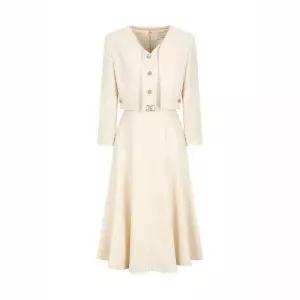 [롯데백화점]제이제이지고트 브이넥 플레어 원피스 +재킷 세트(GP4A0OP351)