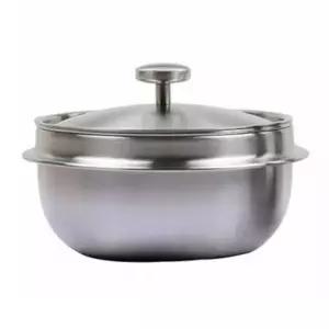 계란찜뚝배기 인덕션 뚝배기 냄비 스텐 가마솥 밥솥 IH 16cm