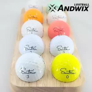 중고 중고골프공 A- 세인트나인 컬러 화이트 혼합 50개