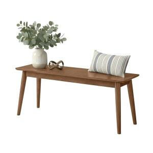 ALATERRE FURNITURE 입구 벤치 또는 가구 디자인의 식당, 마감) CALAIS 입구, 주방 116CM(46인치) (피칸 모던 미드센추리 다이닝 침실용 미니멀리스트 원목