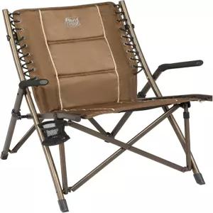 목재 리지 번지 접이식 캠핑 의자 암레스트 컵 홀더가 있는 헤비 듀티 패딩 낚시용 야외 라운지 잔디