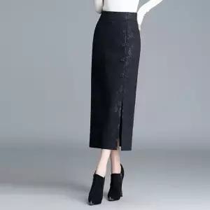 손오공 여사친 치마 미디 빈티지 힙스터 프린트 데일리룩 H라인 패션 KUK1