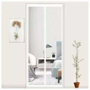 [리빙피스] 모기안녕 자석 문 모기장(90x210cm) (화이트)