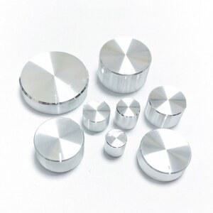 알루미늄 합금 전위차계 손잡이 인코더 볼륨 조절 6MM 널링 직경 샤프트 구멍 오디오