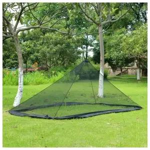 [리빙피스] 모기탈출 야외 모기장(블랙)