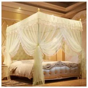 [리빙피스] 팰리스 커튼형 침대 모기장(180x220cm)