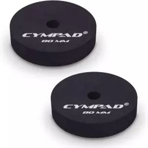 심패드 모더레이터 심벌 튜너 패드 ？ 80mm 더블 세트 오버톤 감소 및 지속력 향상 스튜디오 연습 라이브