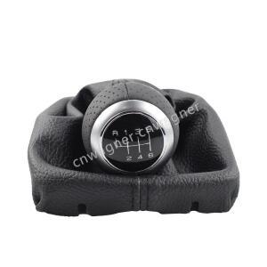 Gaitor 부츠가있는 기어 시프트 노브 PU 가죽 6 속도 Audi A4 S4 B8 8K S- 라인 2007- 2015 자동차 부품