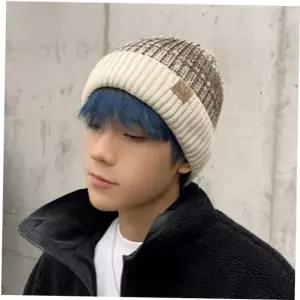 보카시 니트형 니트비니(브라운) 등산모자 겨울모자