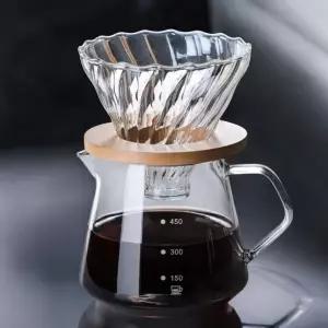 [하프클럽/브이와이]커피서버 홈카페 내열유리 커피포트 600ml