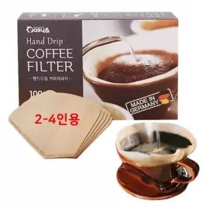[하프클럽/브이와이]필터 종이제 커피필터 펄프 드립 여과지 100매