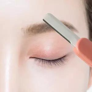 착뷰티 슬라이드 눈썹칼 3세트(핑크) 휴대용 눈썹정리칼