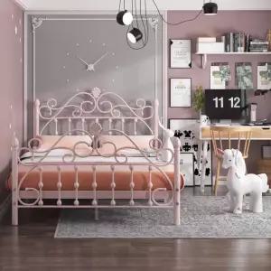 공주침대 빈티지 스타일 앤틱 프레임 북유럽