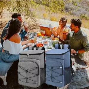 보온보냉백팩 쿨러백팩 캠핑 아이스백 보온백 도시락 보온도시락펀캠 가방형 피크닉 아이스백팩