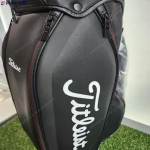 중고 Titleist  경량 블랙레드 캐디백 마포골프샵 몬스터골프