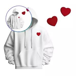 쌍문상회 귀여운 하트와펜 열접착 의류꾸미기 포인트 패치