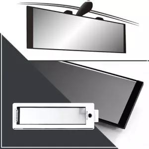 차량용 블랙라인 와이드 룸미러자동차용품 인테리어 빽미러 형미러 형빽 용밀러 눈부심방지