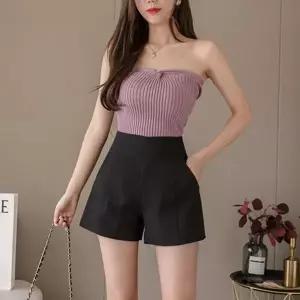 여자반바지 3부팬츠 휴가 핫팬츠 숏팬츠 짧은바지 면