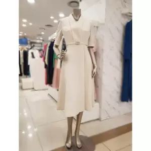 미니멈 세이브존01 깃 카라 플레어 원피스 MYBAWO4320