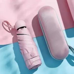 휴대용 접이식 미니 우산 양산 겸용 우산 판촉용 인쇄