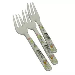 [셀러에이드]과일꽂이 포크 디저트 3P 꼬지 멜라민 티포크 과일