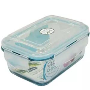 [셀러에이드]사각 내열유리 밀폐용기 1500ml 반찬통 클락 네오플람