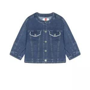 [하프클럽/]  25봄여름 퍼프 5부 데님자켓2195