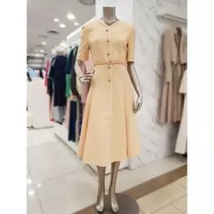 [하프클럽/] 세이브존01 트위드 플레어원피스 MYBAWO4370