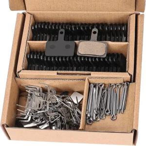 25쌍 자전거 브레이크 패드 시마노 MT200 M355 M446 M447 M347 M315 M365 MT500 설치 도구가 있는 Trp