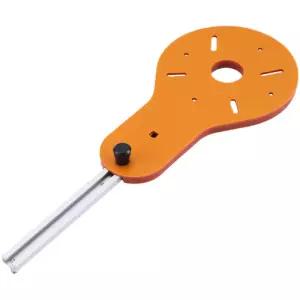 목공 트리머 콤파스 단일 원형 가이드 원그리기 지그 항목