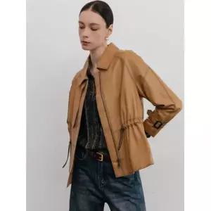 막스까르띠지오 리얼 양가죽 언발 숏 레더 자켓 (2color)