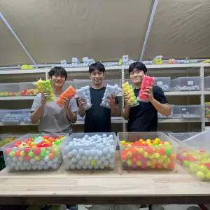 중고 [A-]브랜드혼합 실속 로스트볼 100구