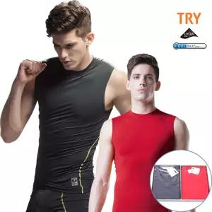 TRY 남자런닝 쿨액티브 머슬 남성런닝 셔츠 SVH6+6yKG