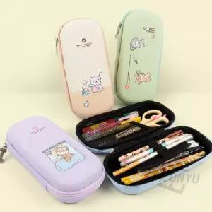 ( )필통 랜덤 펜 파우치 다용도 필기구 수납함 학생용 필통 캐릭터 문구