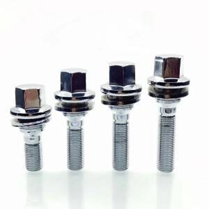 푸조 시트로엥 타이어 및 림 개조용 볼트 휠 엑스트라 롱 스레드 플랫 시트 와셔 4개