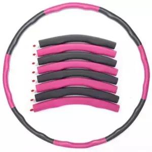 소프트폼 훌라후프 핑크그레이뱃살운동 링훌라 기구 헬스 가정용 지압