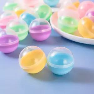 뽑기 75mm 추첨 빈 캡슐 원형 볼 반투명 통
